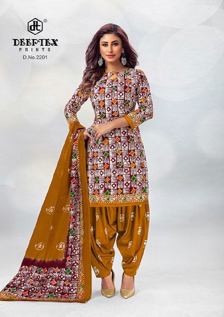 Deeptex Batik Plus Vol 22 Cotton Dress Material Catalog
